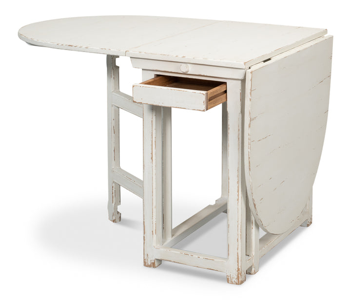 American Home Furniture | Sarreid - Charlie's Woodenhinge Dropleaf Table