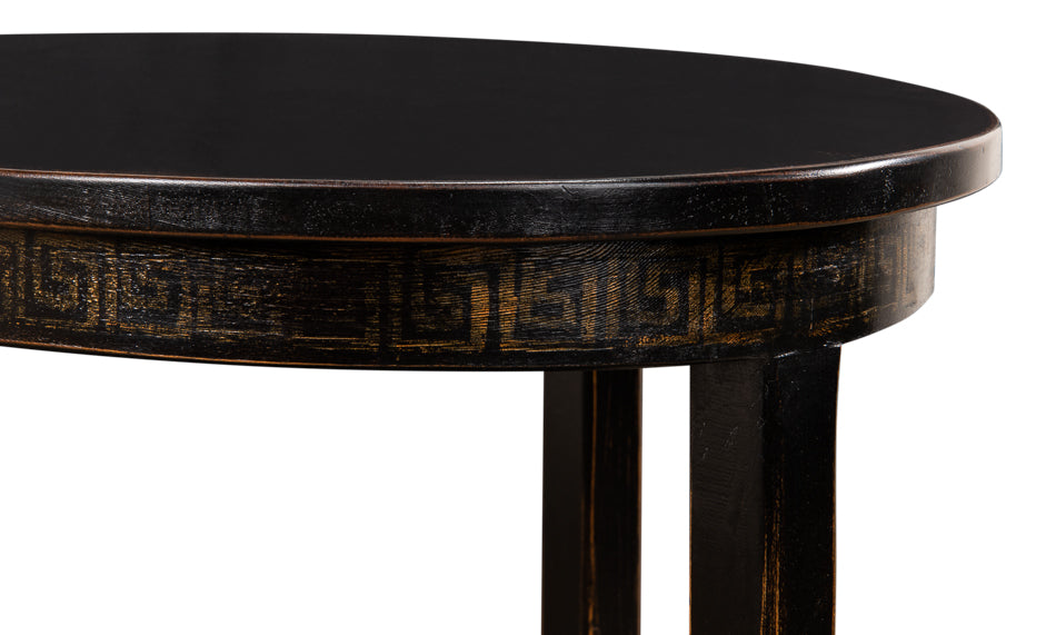 American Home Furniture | Sarreid - Golden Rim Side Table