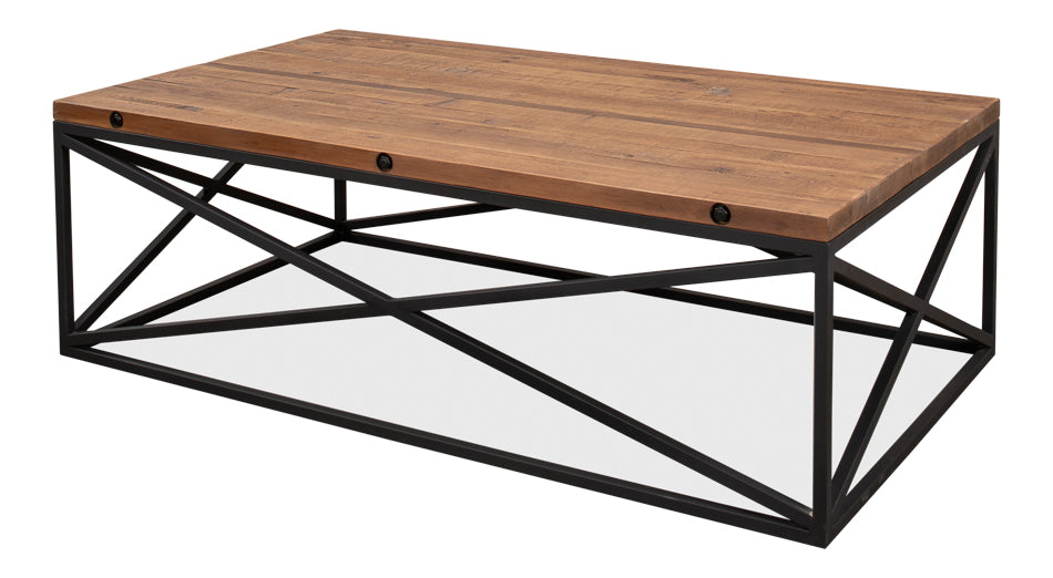 American Home Furniture | Sarreid - Dockworker Board Coffee Table