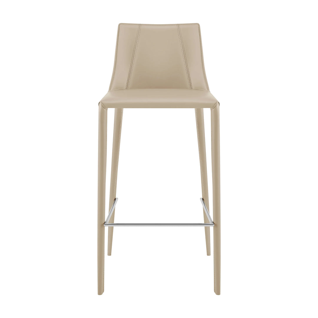 Euro Style Kalle Bar Stool - Set of 1 BAR STOOLS + COUNTER STOOLS
