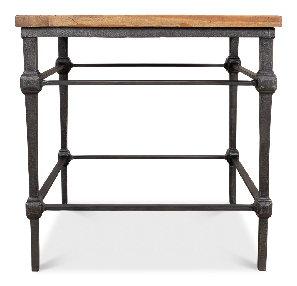 American Home Furniture | Sarreid - Hunter Parquet Side Table