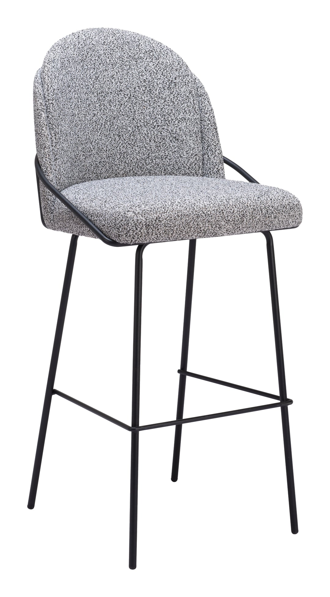 Jambi Barstool (Set of 2) Black & White - 109968