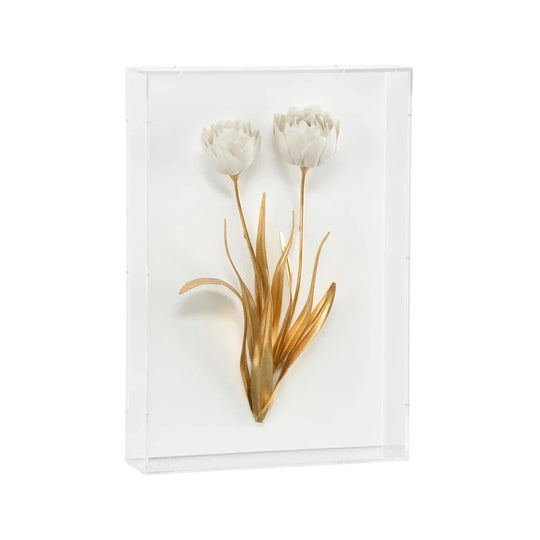 Chelsea House Porcelain Flowers C WALL ACCENTS
