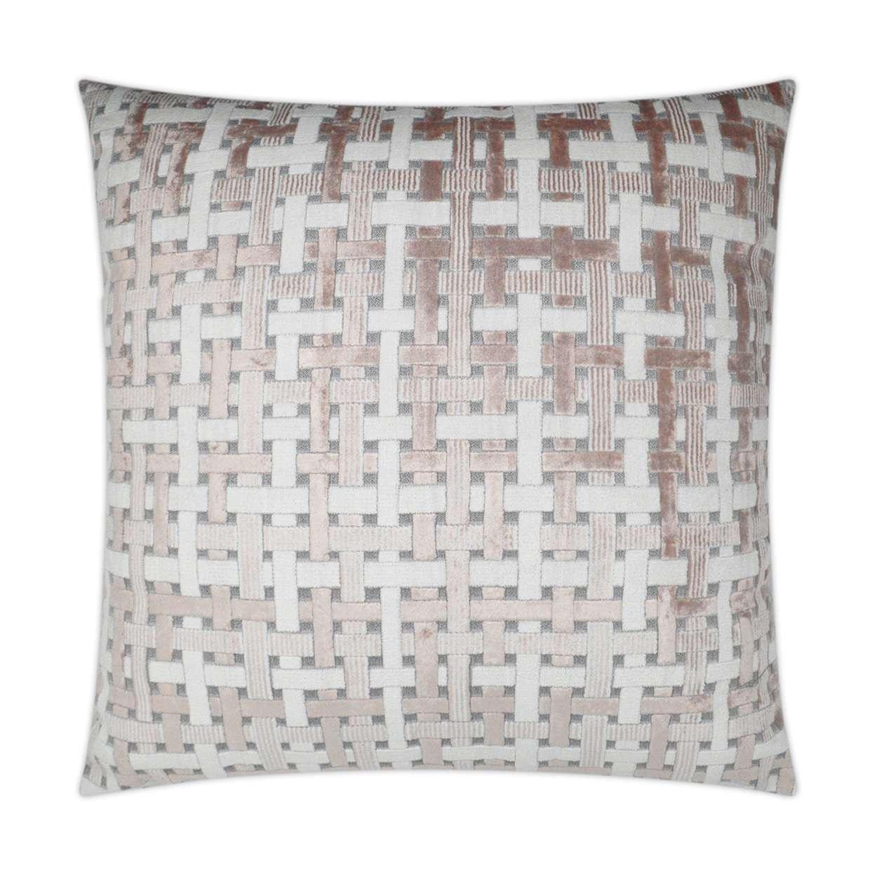 D.V. KAP Home - Trellis Velvet Pillow - 3221-B-2424 | American Home Furniture