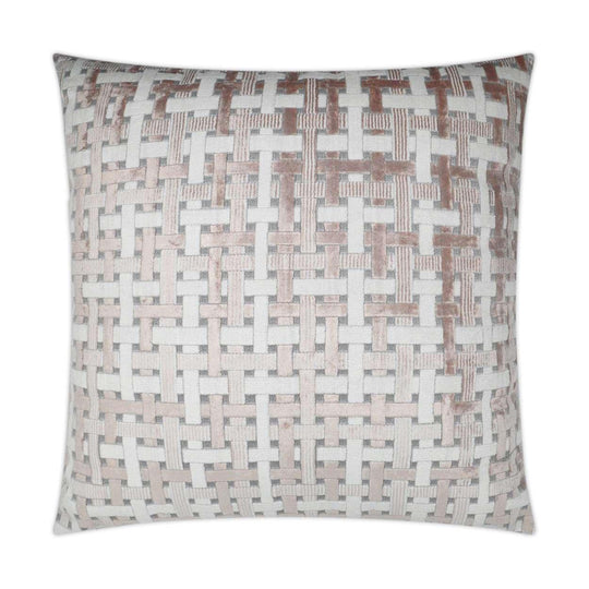 D.V. KAP Home - Trellis Velvet Pillow - 3221-B-2424 | American Home Furniture