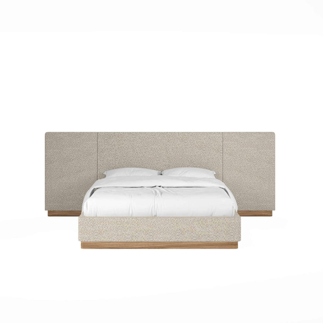 Portico Upholstered Bed with End Panel