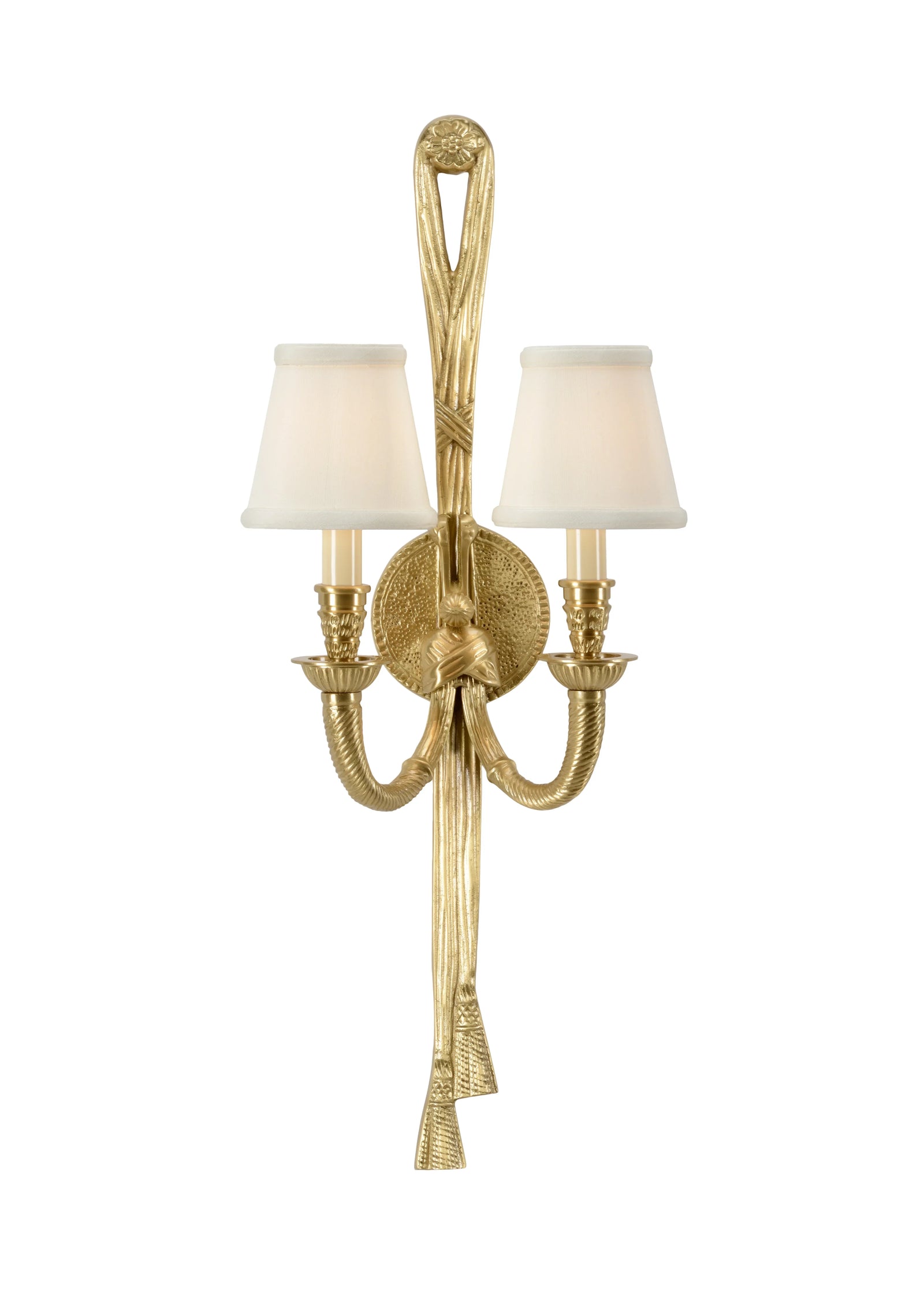 American Home Furniture Wildwood Tassel Twist Double Sconce