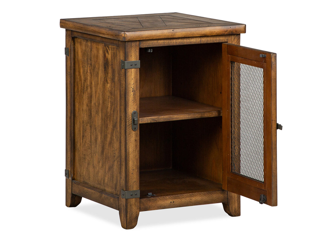 Chesterfield Farmhouse Timber Chairside End Table - T4717-10