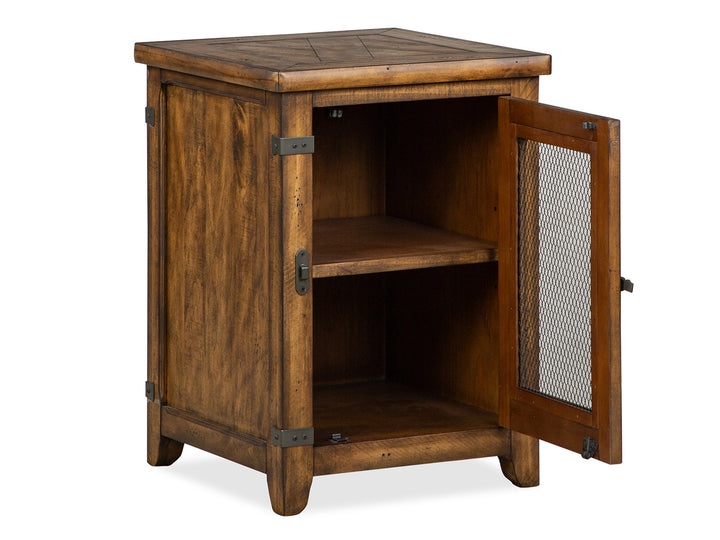 Chesterfield Farmhouse Timber Chairside End Table - T4717-10