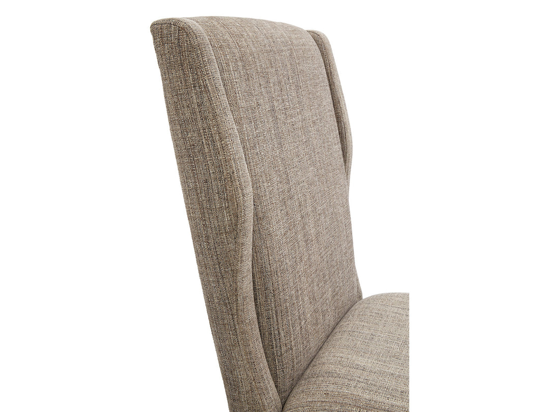 Ryker Nocturn Black And Coventry Grey Upholstered Host Chair - Set of 2 - D5013-66