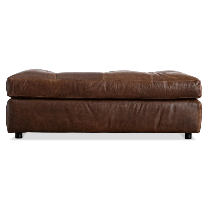 American Home Furniture Bernhardt Nest Leather Ottoman