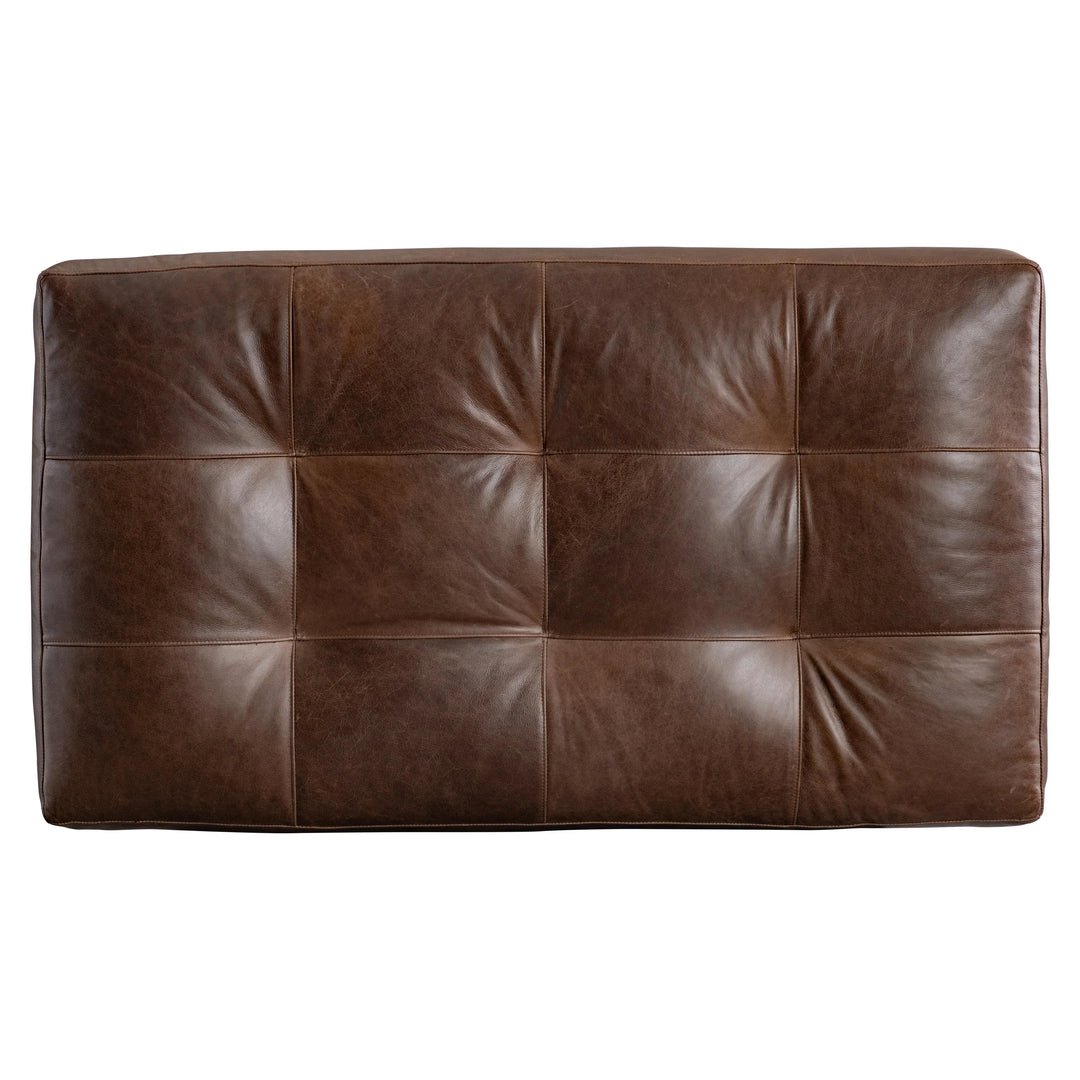 American Home Furniture Bernhardt Nest Leather Ottoman