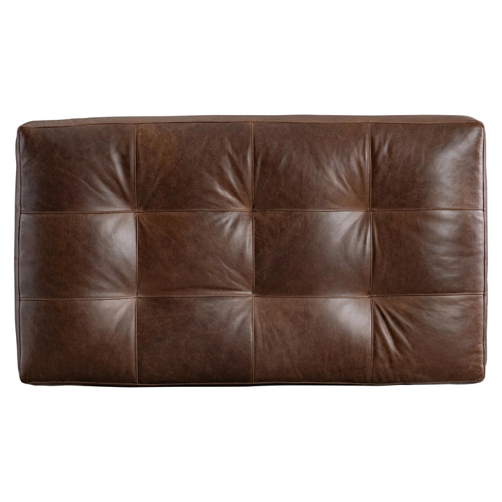 American Home Furniture Bernhardt Nest Leather Ottoman