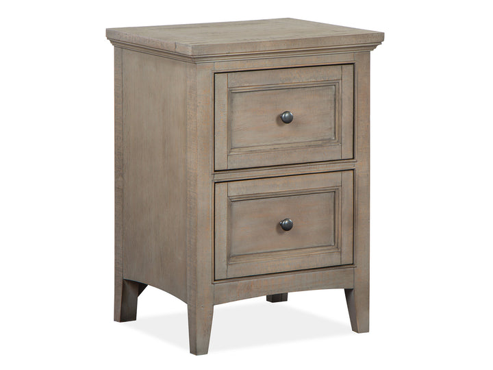 Paxton Place Dovetail Grey Small Drawer Nightstand - B4805-06