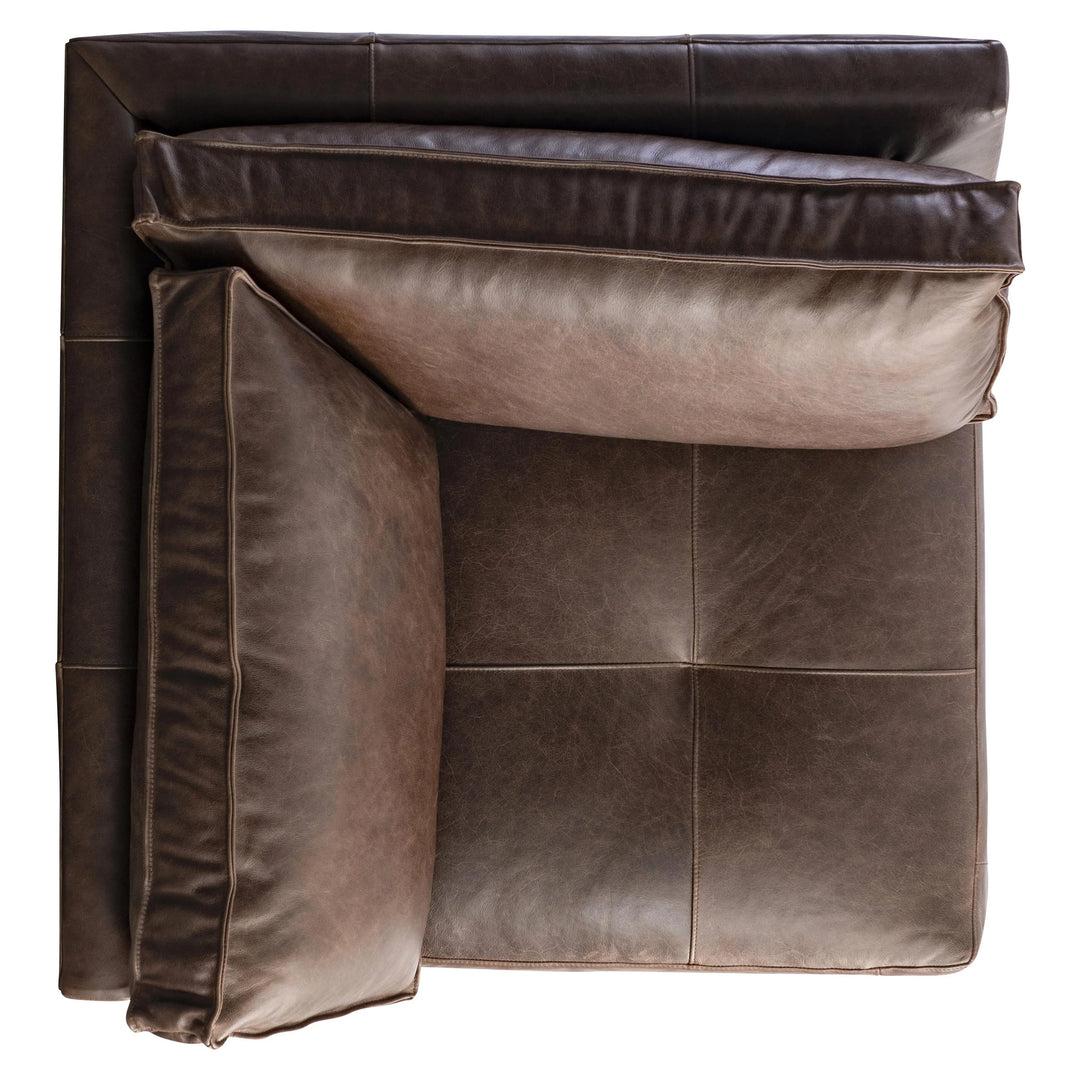 American Home Furniture Bernhardt Nest Leather Corner Chair