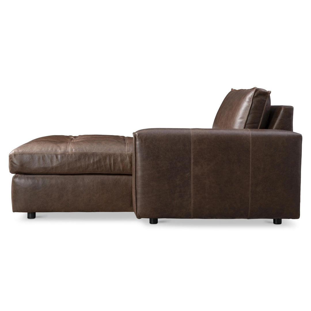 American Home Furniture Bernhardt Nest Leather Right Arm Chaise - Set of 2