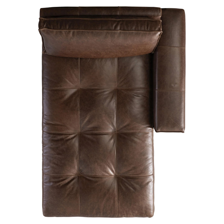 American Home Furniture Bernhardt Nest Leather Right Arm Chaise - Set of 2
