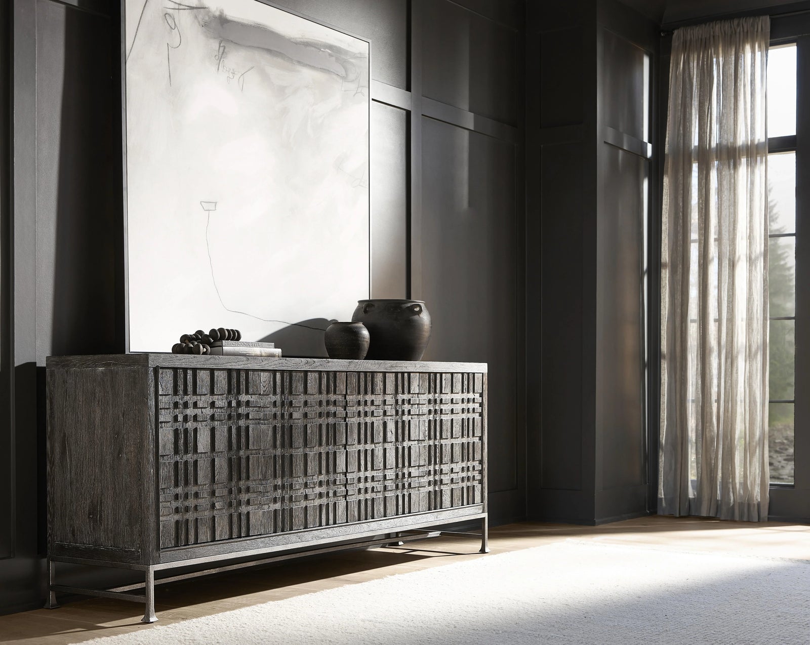 Bernhardt - Tribeca Entertainment Credenza - '333880 | American Home Furniture