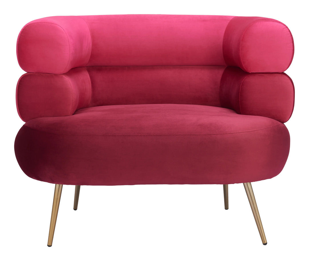 Arish Accent Chair Red - AmericanHomeFurniture