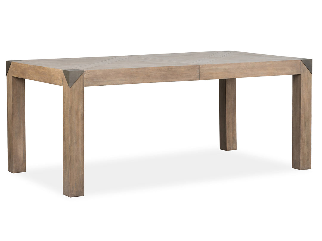 Ainsley Cerused Khaki Extendable Rectangular Dining Table - D5333-20