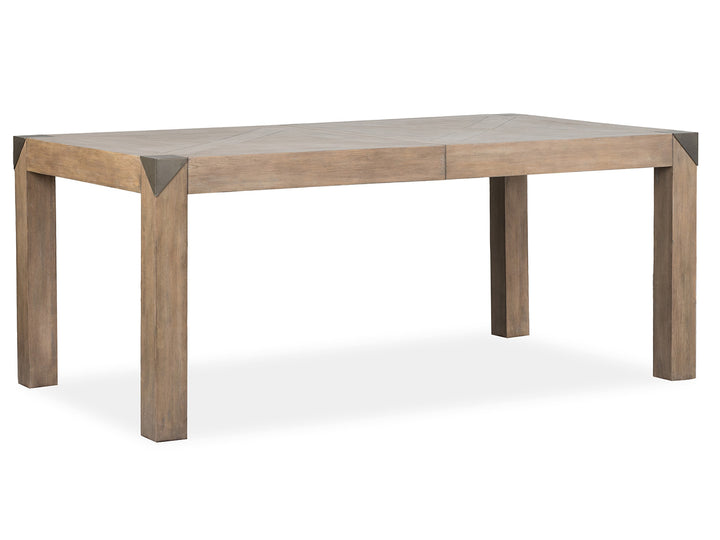Ainsley Cerused Khaki Extendable Rectangular Dining Table - D5333-20