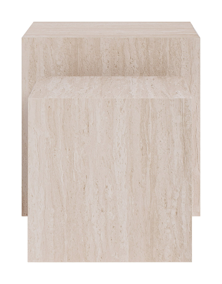 Cambro Coffee Table Set (2-Piece) Stone Beige - 111084