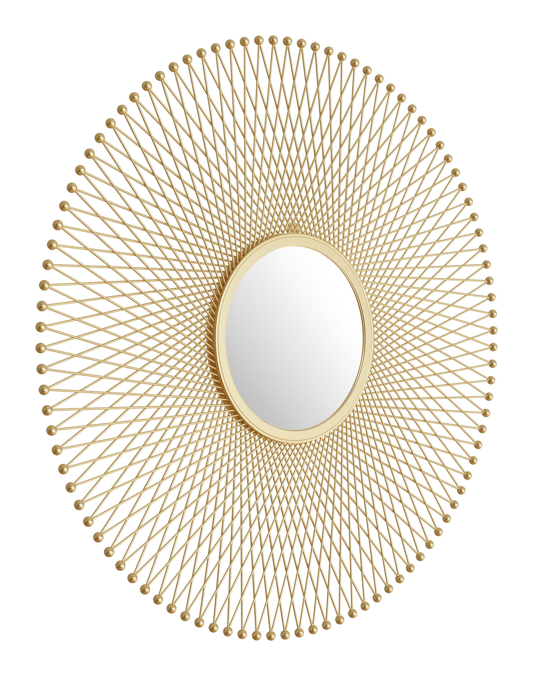 Glow Round Mirror Gold - A12214