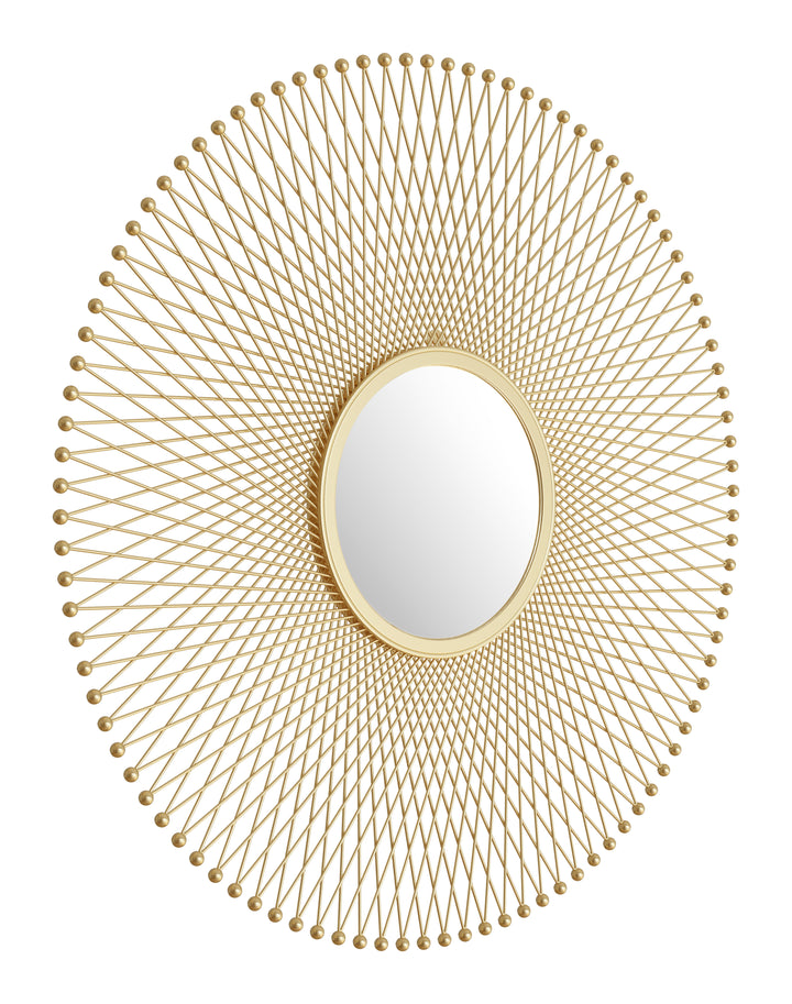 Glow Round Mirror Gold - A12214