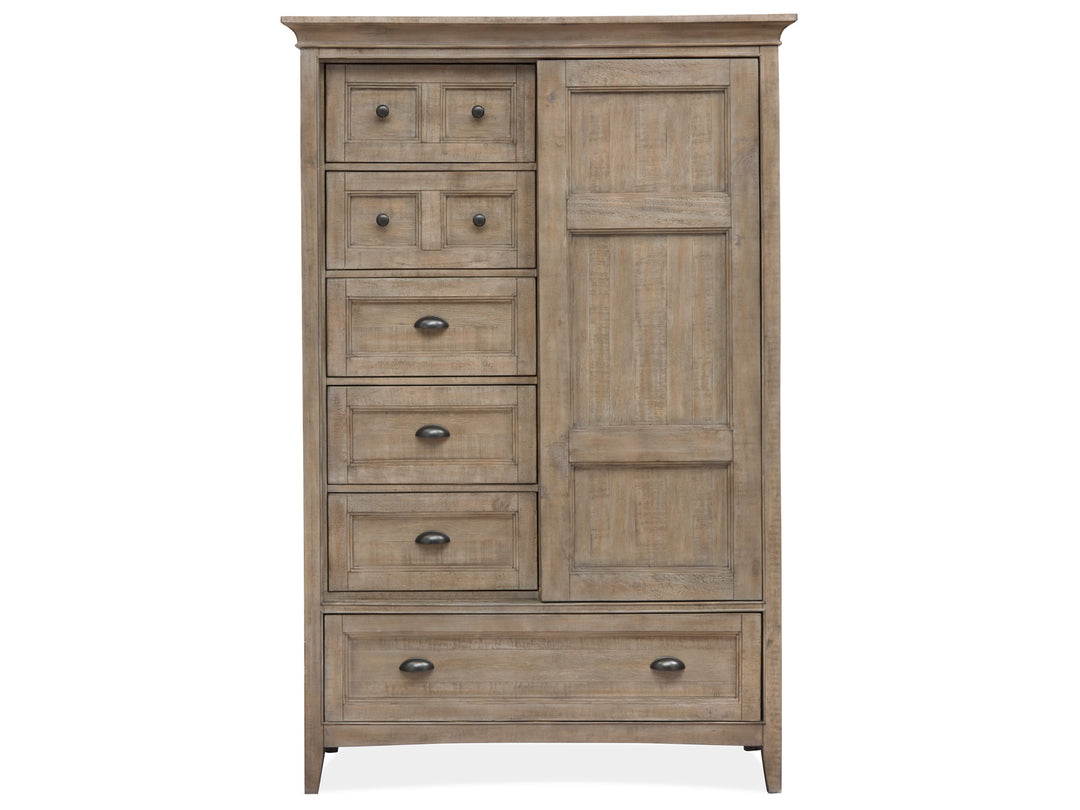 Paxton Place Dovetail Grey Door Chest - B4805-13