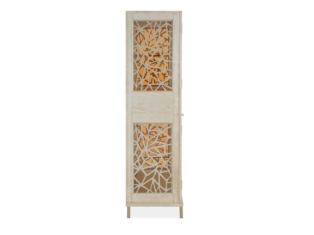 Lenox Acadia White Display Cabinet - D5490-08