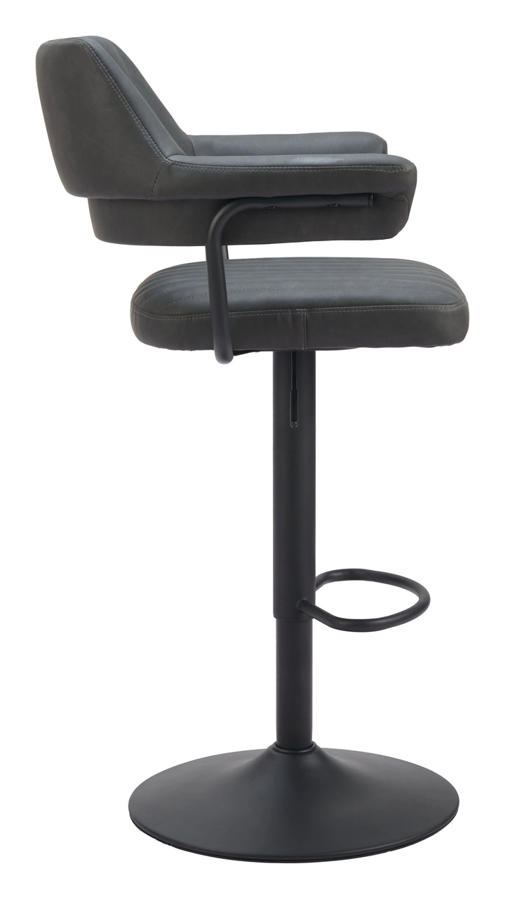 Erret Barstool Gray - AmericanHomeFurniture