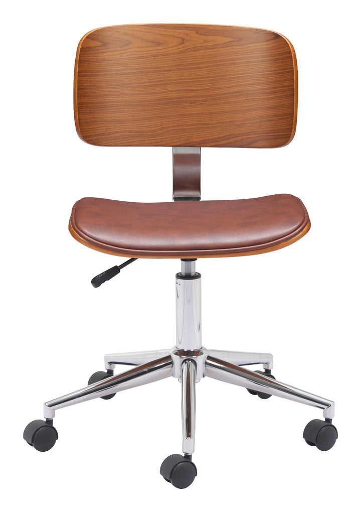 Duravel Office Chair Brown - AmericanHomeFurniture