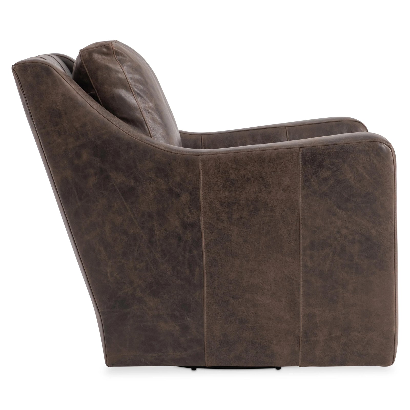 Bernhardt - Ventura Leather Swivel Chair - 352SLO | American Home Furniture