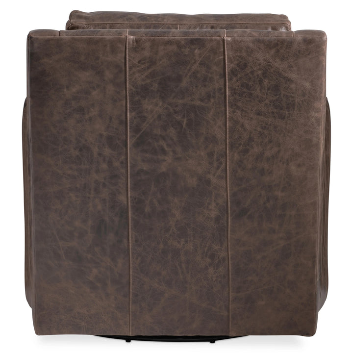 American Home Furniture Bernhardt Ventura Leather Swivel Chair