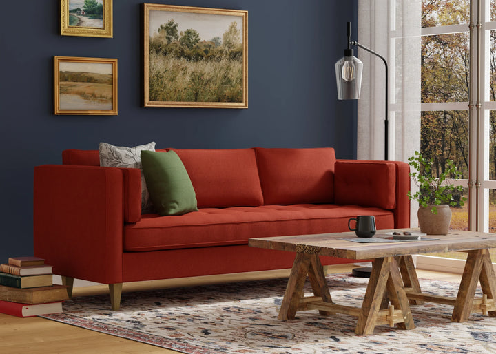 Rectangle/Ivory-Red