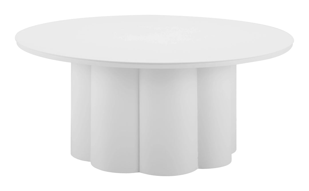 Palmier Coffee Table White - AmericanHomeFurniture