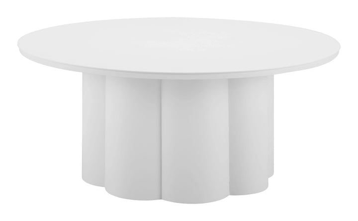 Palmier Coffee Table White - AmericanHomeFurniture