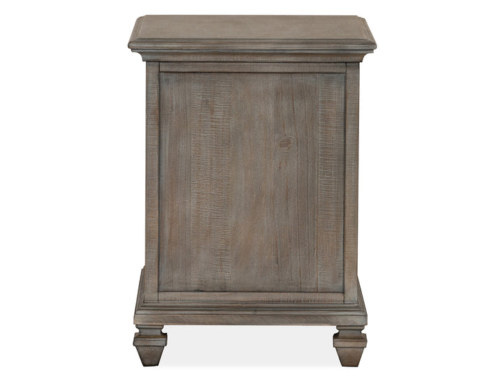 Lancaster Dovetail Grey Chairside End Table - T4352-10