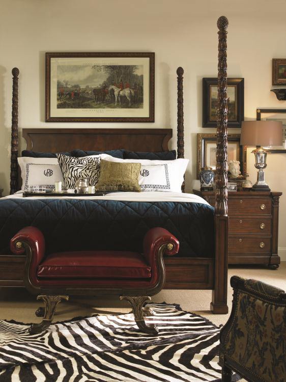 American Home Furniture Century King's Road Poster Bed - King