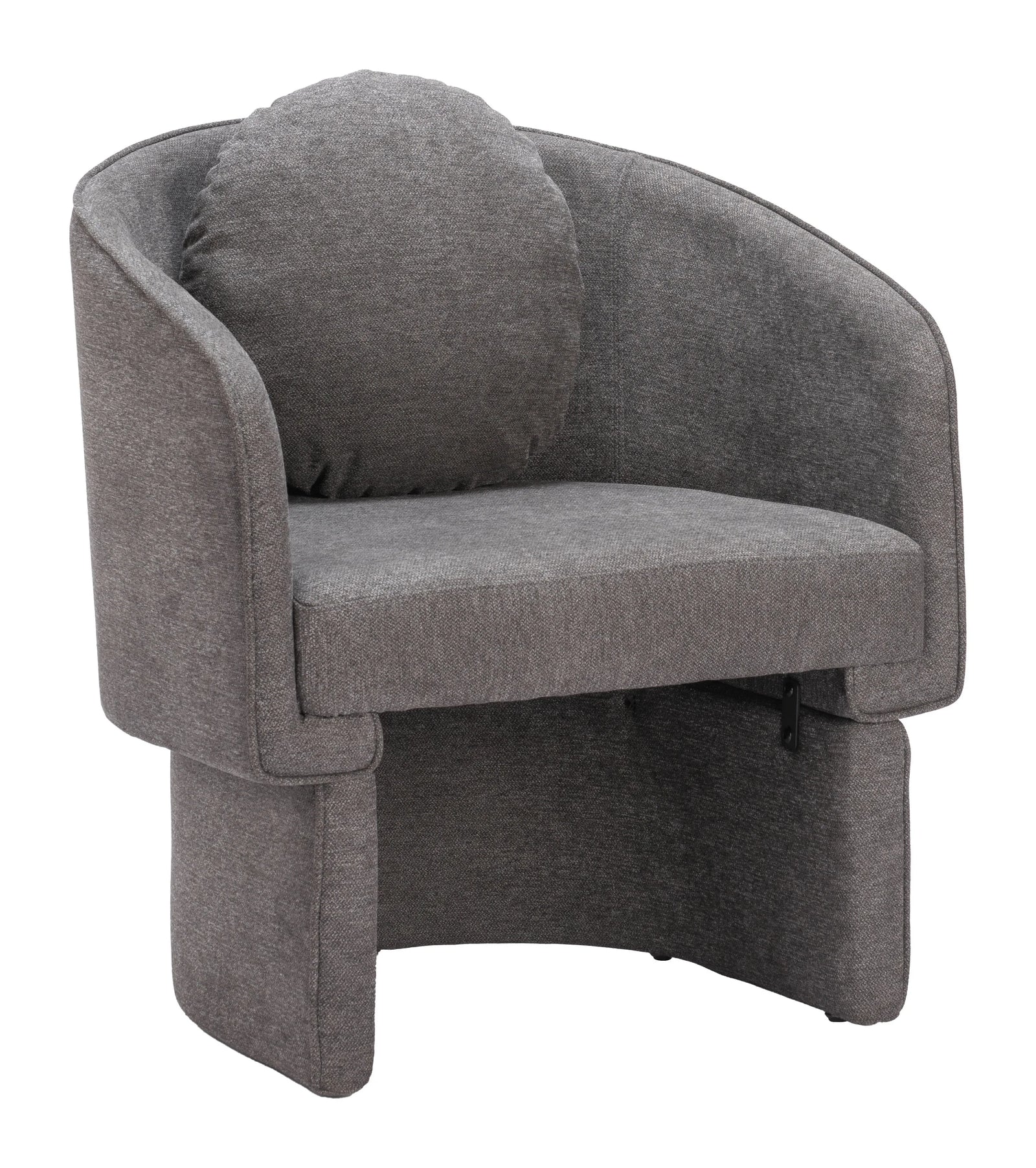 Zuo Olya Accent Chair Truffle Gray ACCENT + LOUNGE CHAIRS