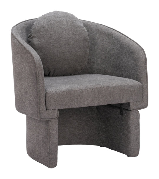 Zuo Olya Accent Chair Truffle Gray ACCENT + LOUNGE CHAIRS