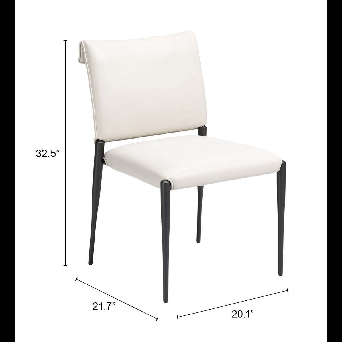 Freesia Dining Chair (Set of 2) White - 111226