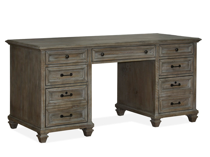 Lancaster Dovetail Grey Executive Desk - H4352-02
