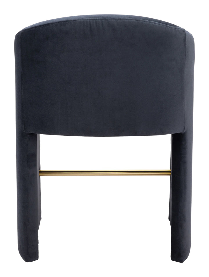 Emas Counter Stool Midnight Gray - AmericanHomeFurniture