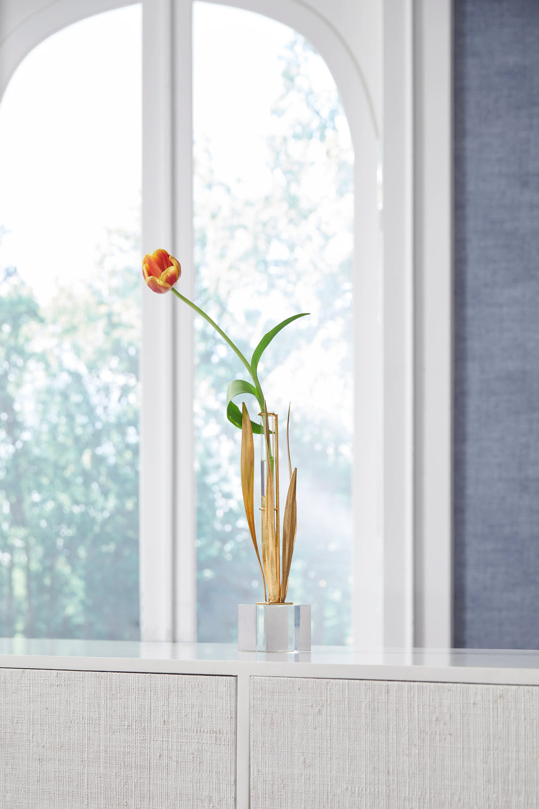 American Home Furniture Chelsea House Gold Leaf Vase