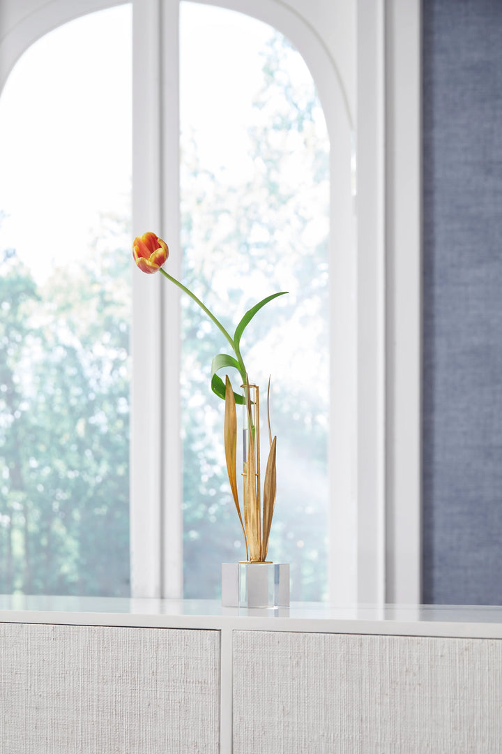 American Home Furniture Chelsea House Gold Leaf Vase