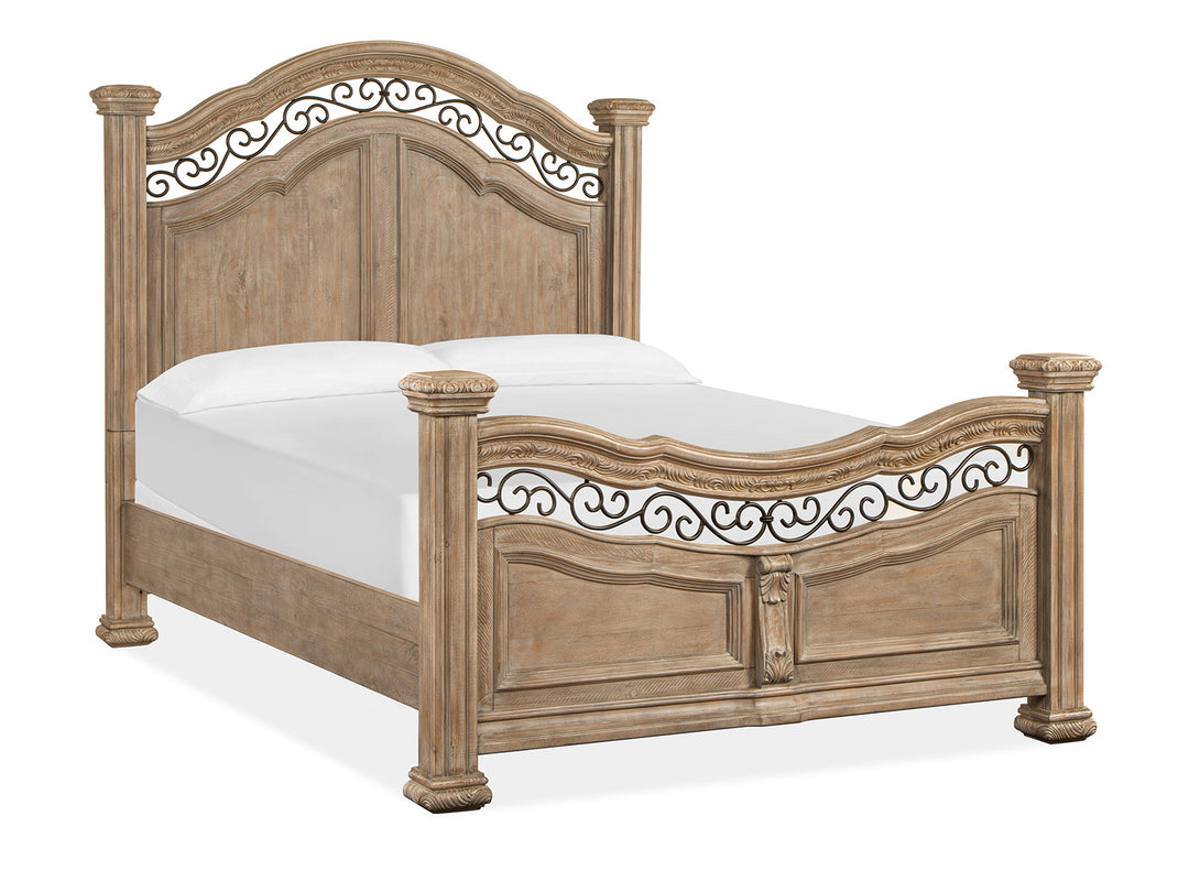 Marisol Fawn Queen Panel Bed - B5132-54