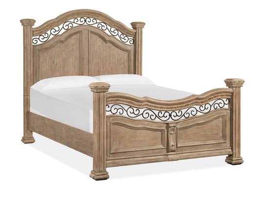 Marisol Fawn Queen Panel Bed - B5132-54
