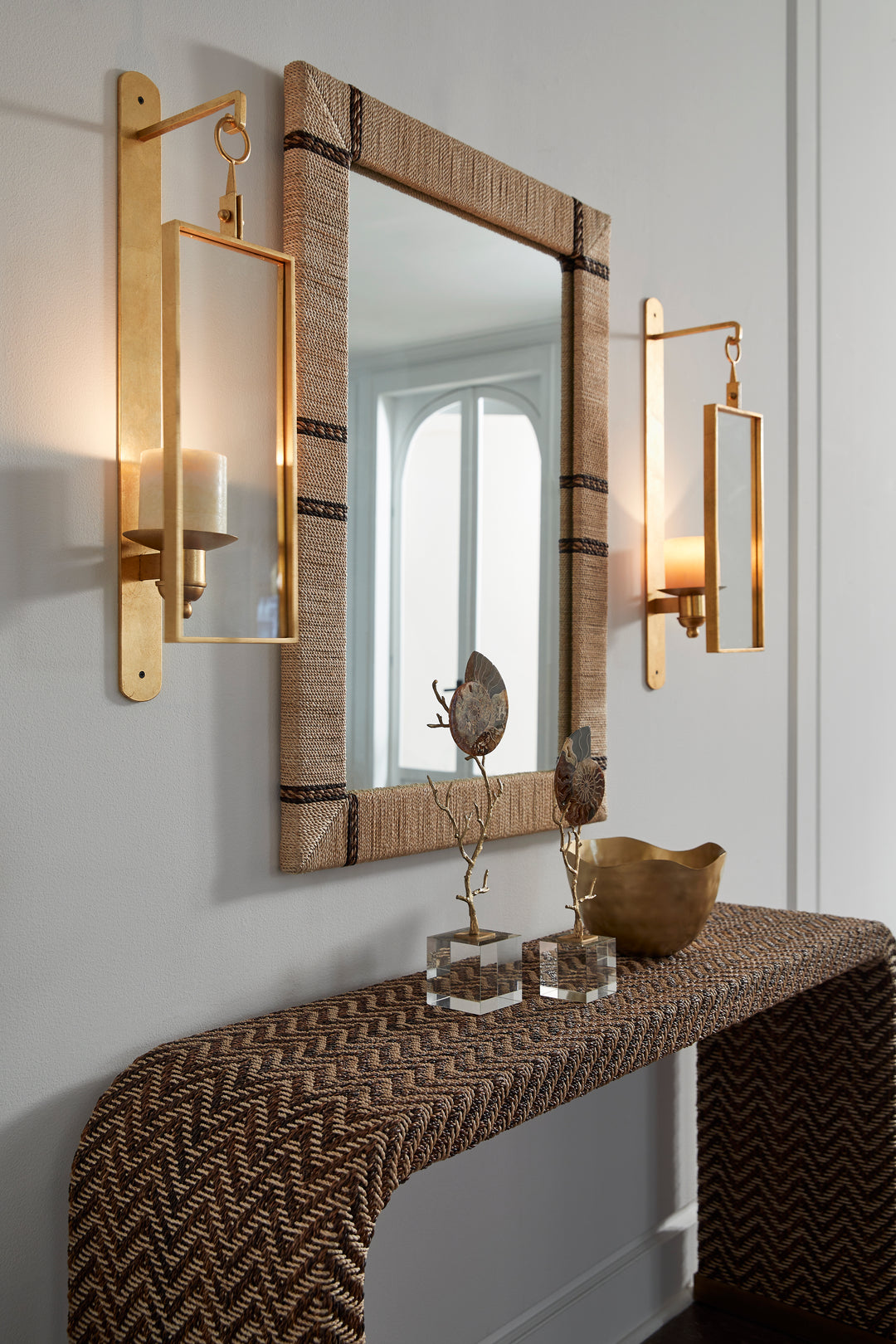 Rope Waterfall Console - 370115
