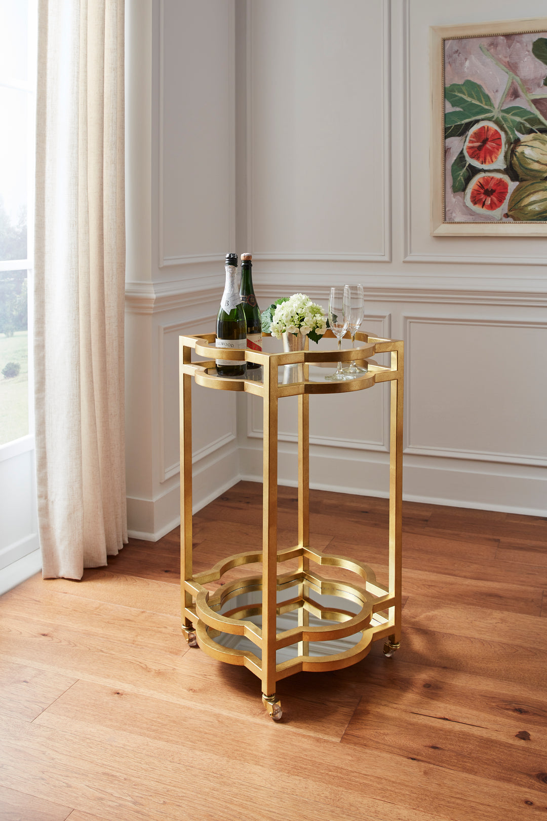 Quatrefoil Bar Cart  - 370155